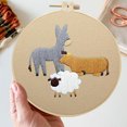 thumbnail image 5 of Wzzjkit Vintage Religious Hand Embroidery Diy Handmades Fabric Material Kit Creatives Needlework Embroidery, 5 of 5