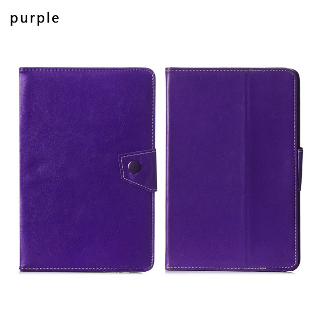 Étui Universel pour Tablette 7 8 9 10,1 Pouces à Rabat avec Support, Couverture pour iPad Samsung Huawei Lenovo Android Rigide PC Tablette, Étui de Protection Violet Universel 8 Pouces