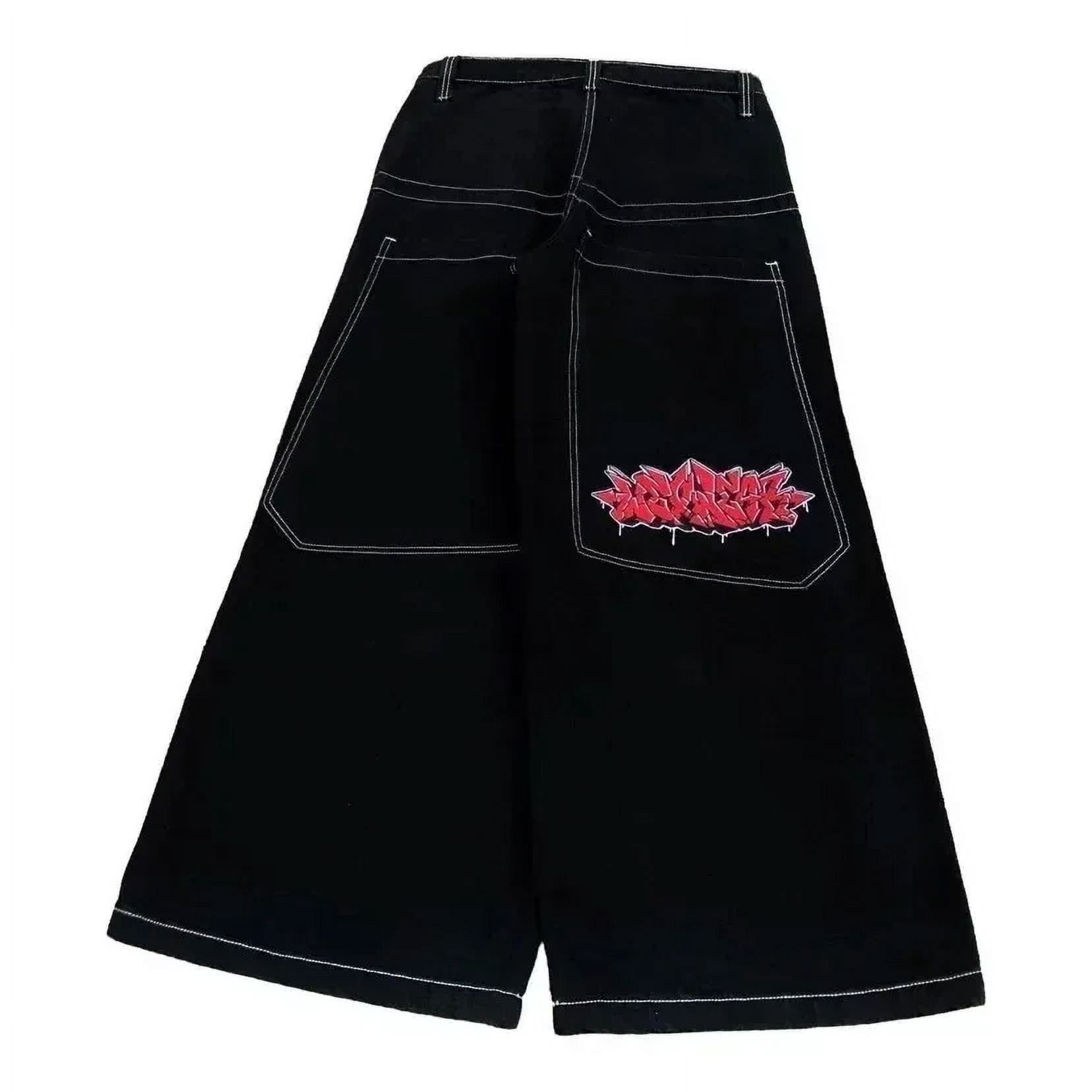 Y2K Baggy Jeans Men Harajuku Hot Selling JNCO Embroidered Vintage