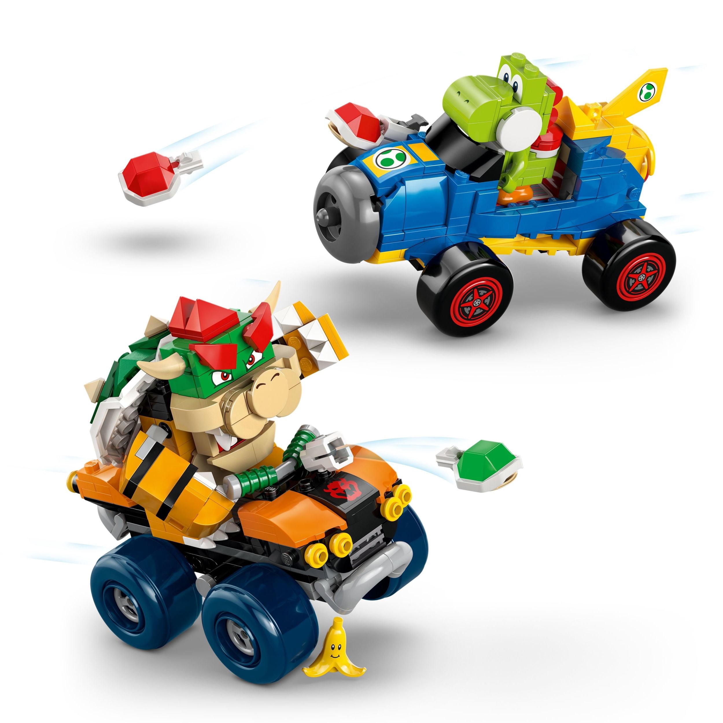 LEGO Super Mario: Mario Kart – Bowser’s Castle Building Toy for Kids - Pretend Play Set for Boys & Girls, Ages 9+ - Nintendo Gift Idea for Young Gamers - W/Yoshi & Bowser Toy Figures - 72039