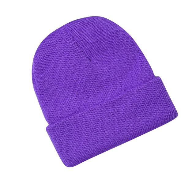 Pisexur Baby Hats Solid Color Ribbed Knit Beanie Hats Fashion Fall Winter Warm Soft Skull Caps for Age 0-3 Years