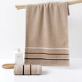 thumbnail image 1 of Todaioua Striped Cotton Towel 13x28 Inches - High Absorbency Bath Beach Towel for Gym, Swimming Pool, Spa Use, Soft Thick Household Bathroom Linens, Multiple Color Options​​, 1 of 7