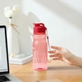 thumbnail image 1 of Birdeem Plastic Water Bottle with Flip Top Lid, Leak Proof and Portable Design for Outdoor Sports, Hiking, and Daily Use, Large Capacity Hydration, Compact Size Includes Carry Strap, Easy to Clean, 1 of 9