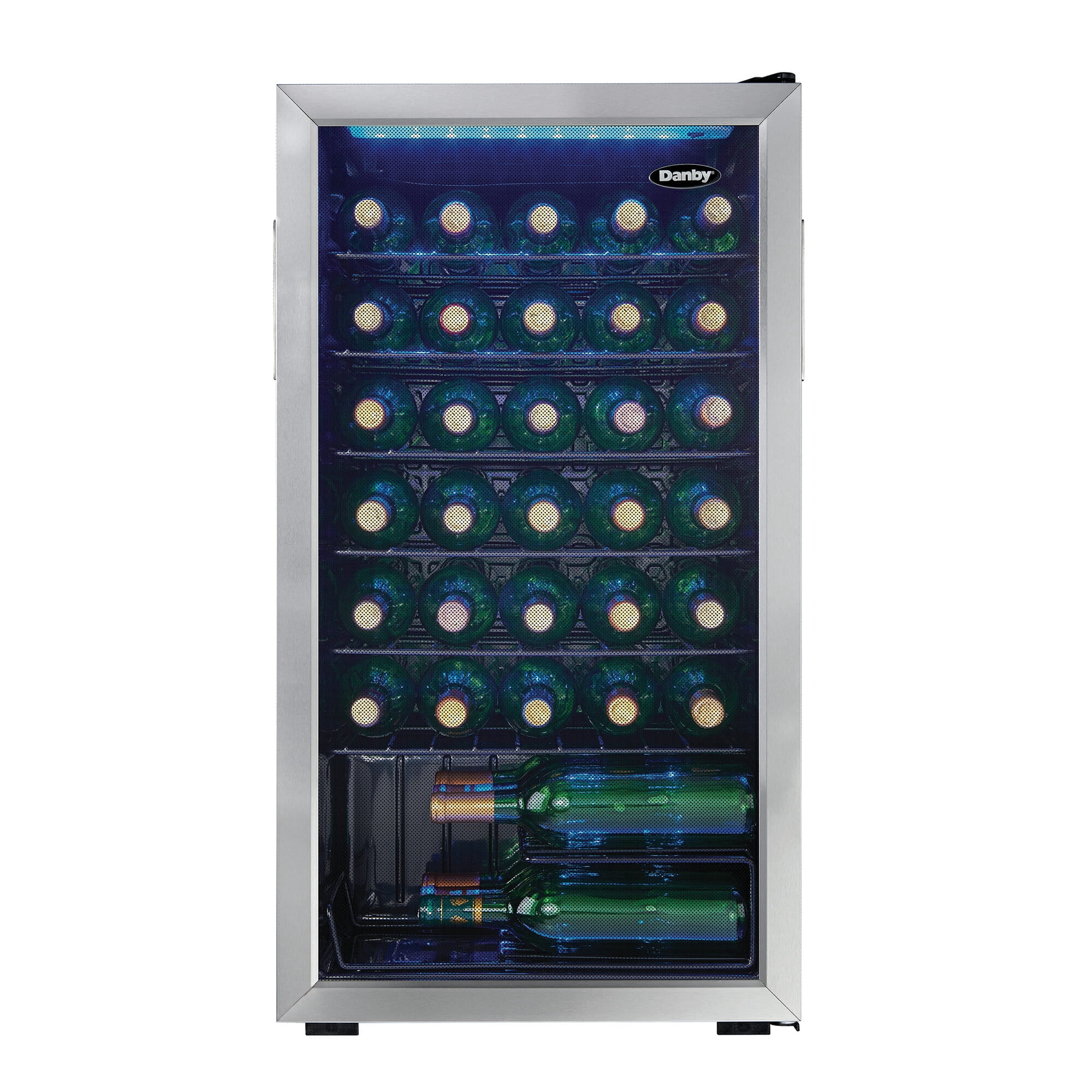 Danby DWC036A1BSSDB-6 36 Bottle Free-Standing Wine Cooler in Stainless Steel