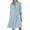 Blue, variant on FcBaudy Long Sleeve Turndown Collar Dress,Spring Dresses for Women,Womens Dresses Fashion Women's Dresses Casual Long Sleeve Stripe Print Lapel Shirt Dress Ladies bouncing skirts on all sides