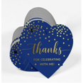 thumbnail image 3 of Inkdotpot Pack Of 50 Real Gold Foil Paper Tags Thanks For Celebrating With Me Birthday Favor Hang Tags, 3 of 6