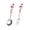 B, variant on XZNGL Christmas Dessert Forks Stainless Steel, Spoon And Fork Set With Santa Claus And Christmas Tree Design Gift Box For Holiday Dining