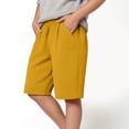thumbnail image 2 of Kogui Short Cargo Garçon Shorts Cargo Légers Garçon Short à Cordon pour Enfant Short de Randonnée pour Enfants Taille 7-9 (Jaune, 7-9 Ans), 2 of 4