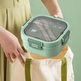 thumbnail image 4 of EGNMCR Lunch Box Kids,Bento Box Adult Lunch Box,Lunch Containers For Adults/Kids/Toddler,1200ML-5 Compartment Bento Lunch Box,Built-In Reusable Spoon & BPA-Free, Mother's Day Gift Ideas, 4 of 8