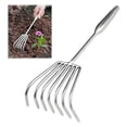 thumbnail image 1 of Savings Oefntac Seaside Tools Garden Rake Steel Rake Stainless Steel Rake Leaf Rake Garden Tools, 1 of 6