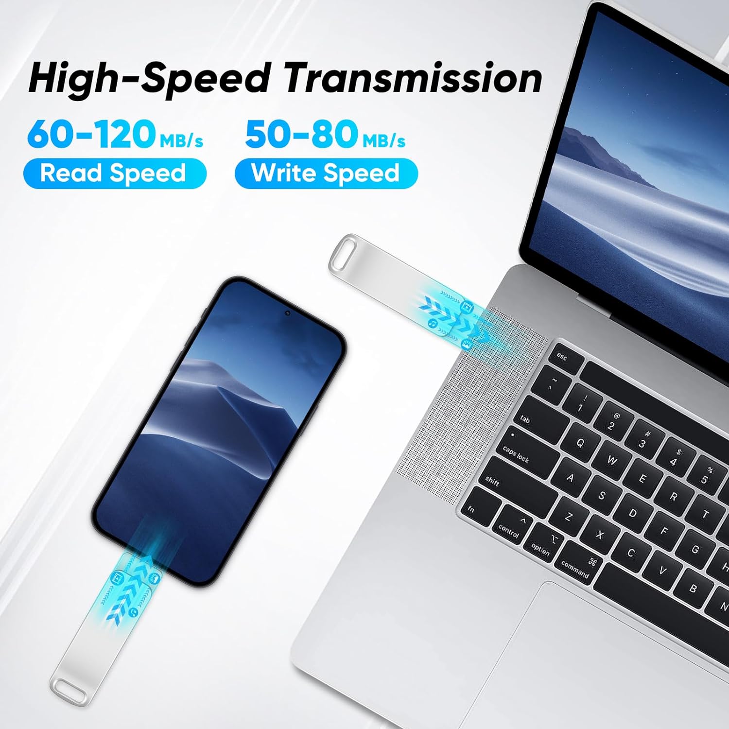 Dual Interface USB Solid State Drive - USB 3.0/Type-C for Mobile and Computer - Plug and Play - Plenty of Extra Storage - Universal - 512 GB