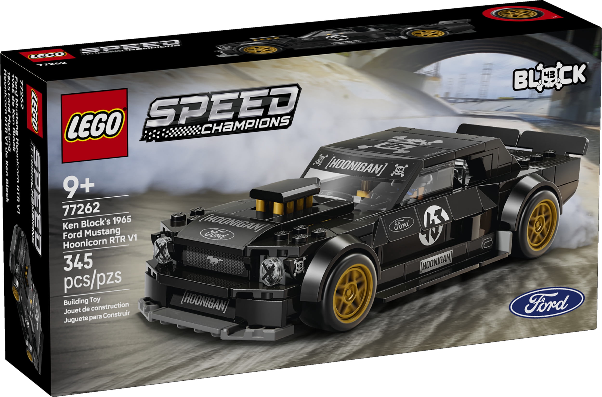 LEGO Speed Champions La Ford Mustang Hoonicorn V1 1965 de Ken Block 77262