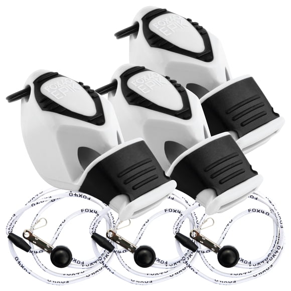 Fox 40 EPIK CMG 3 Pack With Lanyard