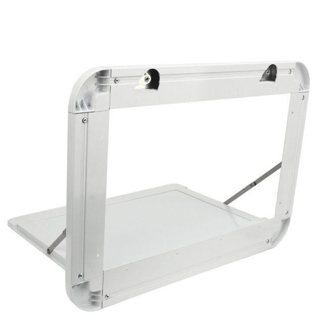 RV Folding Table, Folding Motorhome Camping Table Easy Installation Anti Impact Anti Rust 20kg Load Bearing for Outdoor