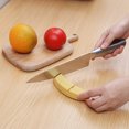 thumbnail image 2 of Creative Household Banana Knife Sharpener Scissors Sharpening Stone Whetstone With 2 Sections For Kitchen,Fast Sharpen Tools,Yellow 3pcs, 2 of 4