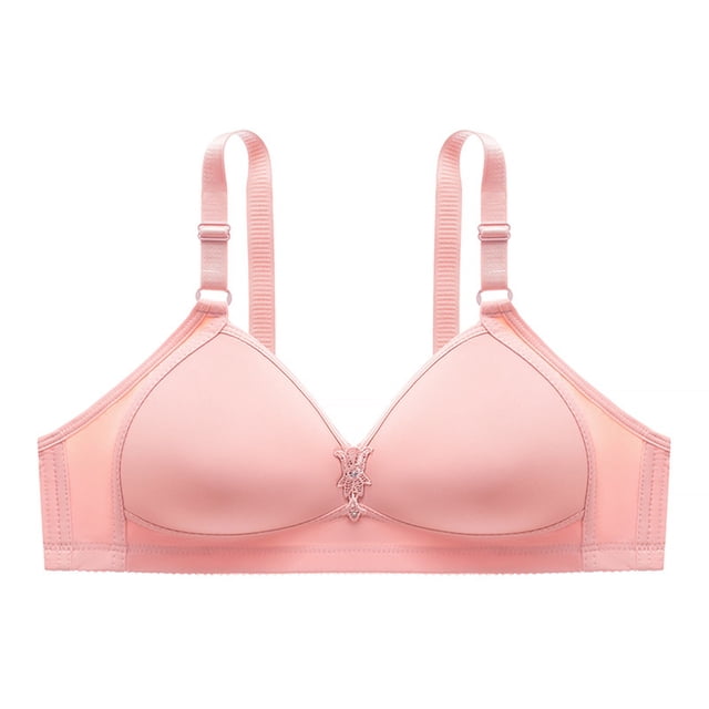 Timegard Plus Size Bras for Women with Support Wirefree Full Coverage Summer Comfortable Seniors Bralette