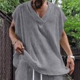 thumbnail image 4 of Styesk Tank Tops Men Men's Solid Color Easy With Camisole And Sleeveless V-neck, 4 of 9