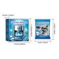 thumbnail image 3 of Coffee Machine Cleaning Tablets For Descaling And Stain Removal Effective Maintenance For Espresso Machines And Drip Coffee Makers Box Of Tablets 0.176 Pounds 1 Package, 3 of 9