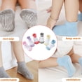 thumbnail image 2 of 6 Pcs Bas pour Enfants avec Bonne Élasticité Confortables à Porter Style Simple Bonne Fabrication Chaussettes Assorties Fille 8-10, 2 of 6