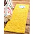 thumbnail image 3 of Unique Loom 3140799 2 Pi 6 Po x 16 Pi 5 Po Solide Shag Runner Rug&44; Toscan Soleil Jaune, 3 of 5