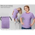 thumbnail image 5 of oneOone Viscose Jersey Purple Fabric Random Fabric For Sewing Printed Craft Fabric By The Yard 60 Inch Wide, 5 of 5