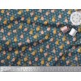 thumbnail image 2 of Soimoi Velvet Fabric Tree & Pine Fruits Print Fabric by Yard 58 Inch Wide, 2 of 3