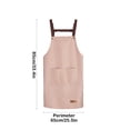 thumbnail image 3 of Chmadoxn Kitchen Gadgets, Kitchen Accessories, Kitchen Apron Multiple Colors Available Waterproofs And Oil Proof Washable Dirt Resistants Suitable For Kitchen Baking Room Kitchen Apron, 3 of 6