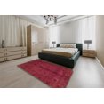 thumbnail image 4 of Ahgly Company Indoor Square Abstract Red Abstract Area Rugs, 7' Square, 4 of 6