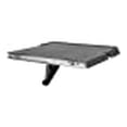 thumbnail image 3 of Camco RV Rail Mount Table, 16 Â¾-Inches x 12 3/16-Inches | Hangs on Your RV's Exterior Grill Rail | Provides a Flat Surface for Eating, Food Prep and Utensils (58175)|Charcoal Gray, 3 of 12