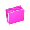 thumbnail image 1 of Pendaflex Reinforced Top Tab File Folders, 1/3 Cut, Letter, Pink, 100/Box, 1 of 4