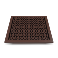 thumbnail image 4 of Cast Iron Floor Vent Register 12″ x 16″ – Heavy-Duty Tudor Mushroom Design, Handcrafted Rust-Free Air Vent Cover with Adjustable Damper – Powder Coated Repaintable for Floors & Walls, 4 of 8