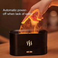 thumbnail image 2 of Essential Oil Diffuser With Flame Night Light, 180ml Silent Aromatherapy Atomizing Humidifier, Essential Oil Diffuser With Automatic Safety Switch, 2 of 5