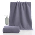 thumbnail image 1 of pstuiky Velvet Face Towel Soft & Absorbent Facial Cloth for Gentle Cleansing Solid Color Bath Towel for Daily Skincare Routine, 1 of 4