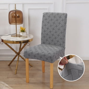 Meitianfacai Housse de Chaise en Jacquard Alterné Épaissi, Housse de Chaise de Salle à Manger pour la Maison, Housse de Chaise Anti-Saleté avec Élasticité et Rétractable