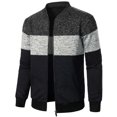 thumbnail image 2 of Birdeem Chandail Long à Fermeture Éclair pour Hommes, Manteau Sans Capuche à Manches Longues, Veste Décontractée, 2 of 4