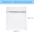 thumbnail image 2 of Unique Bargains 3Pack 9.1'x11.8' Mesh Laundry Bags with Zipper Mesh Wash Bags for Laundry Gray, 2 of 5