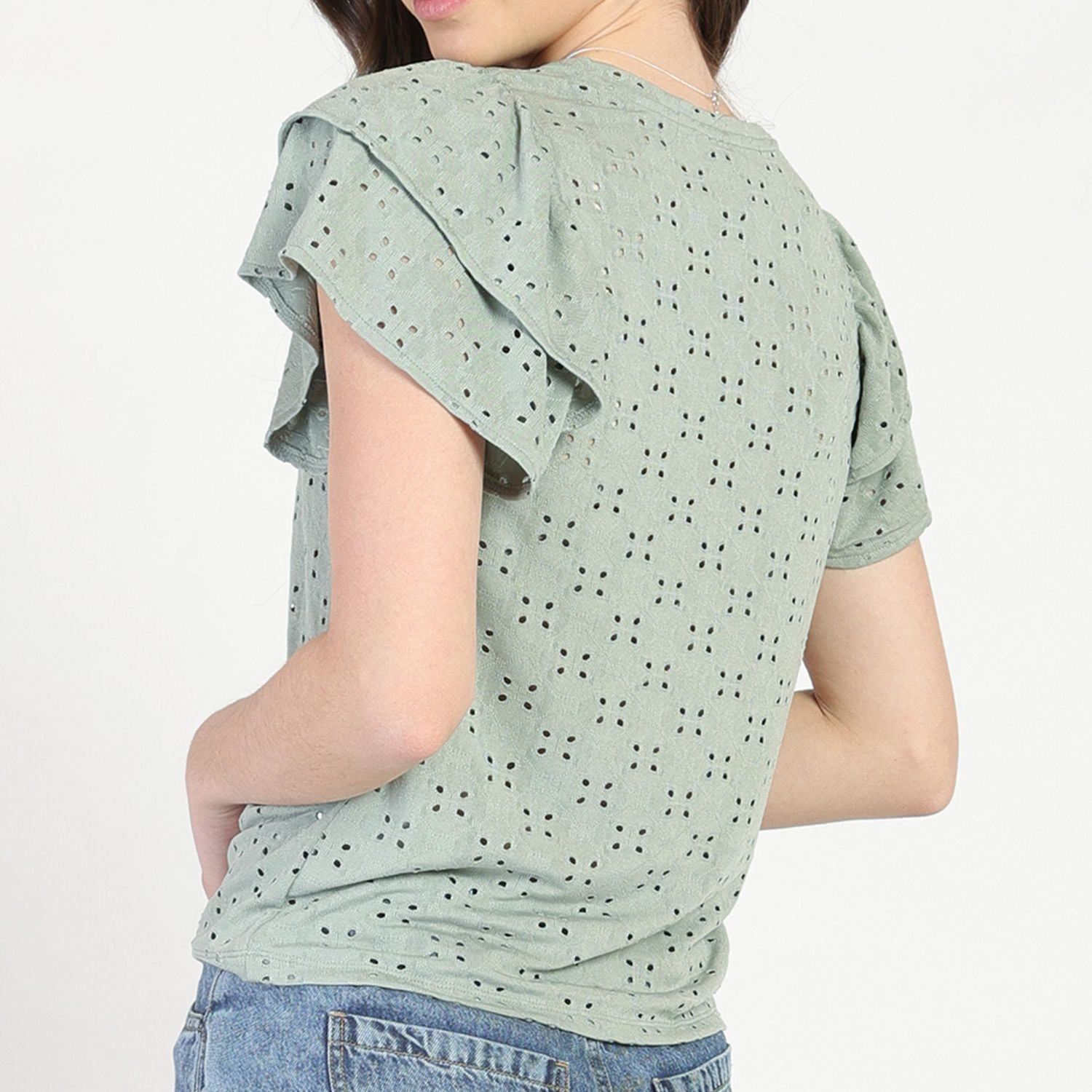 Bloom Girl Full Embroidered Top Sizes XS-XL