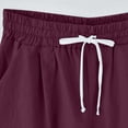 thumbnail image 3 of Birdeem Womens Summer Solid Five Points Large Size Cotton Linen Pants Casual Pants, 3 of 7