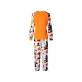 thumbnail image 4 of SUNSIOM Family Matching Halloween Pajamas, Baby Rompers/Bat Pumpkin Letter Print Sleepwear Set, 4 of 7