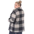 thumbnail image 3 of White Mark Women's Plaid Shacket, 3 of 6