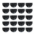 thumbnail image 2 of 20Pcs Storage Closet Cube Repair Grid Connectors Replacement Spare Parts Grid Connectors Grid Wire Storage Cubes For Modular Organizer Cube Shelf Black Semi Circle, 2 of 4