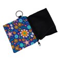 thumbnail image 3 of Youkk Petit Portefeuille Portable Impression Numérique Mini Sac de Rangement Pochettes Exquises Sac à Cartes en Polyester Motif Floral Porte-Monnaie Type A, 3 of 6