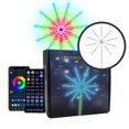 thumbnail image 1 of Antqov 40 Keys 9+1 Symp-hon Fire-works Lights, Fire-works LED Strips Dream Color RGB Change Music Sound Sync Bluetooth Fire-works Lights With Remote Control LED Strip, 1 of 8