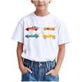 thumbnail image 1 of WRKEKC T-Shirts d'Été pour Garçons, T-Shirts Décontractés pour Garçons, T-Shirts Polyvalents Décontractés à Manches Courtes pour Enfants avec Motif Imprimé et Col Rond, 1 of 6