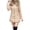 Khaki, variant on ManxiVoo Women's Long Insulated Quilted Puffer Coat With Hood Thermal Warm Parka Style Winter Jacket M Size Red
