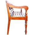 thumbnail image 2 of vidaXL Batavia Bench 136 cm Solid Mahogany Wood Dark Brown, 2 of 4
