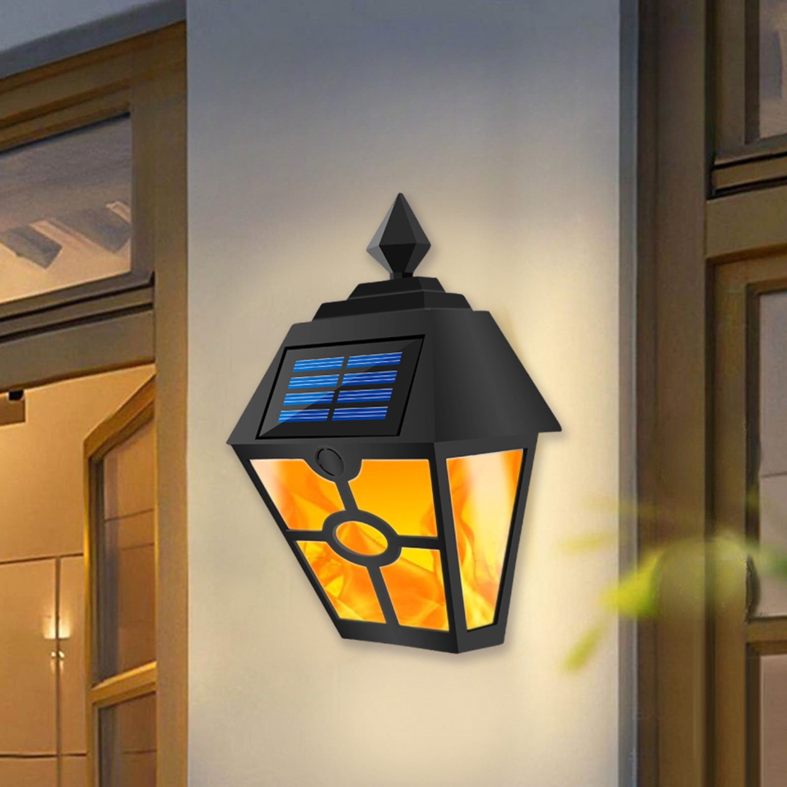 Chmadoxn Solar Lights Outdoor Solar Flame Lamp Landscaping Lighting Warm Light Variation Wireless Solar Dynamics Garden Stake Lights For Fence Yard Gardens Flowerbed Decor Solar light