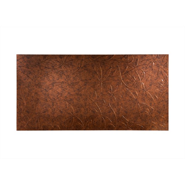 Fasade Audrey Moonstone Copper Wall Panel 4' x 8' Easy Installation