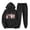 Black, variant on Amzcrzy Sweatsuits Women 2 Piece Outfit Outfits Women's Sports Tracksuits Long Sleeve Pullover Hoodies Sweatshirt Loose Coat and Sweatpants Fall Winter Suit Two Piece Sets for Women Fall