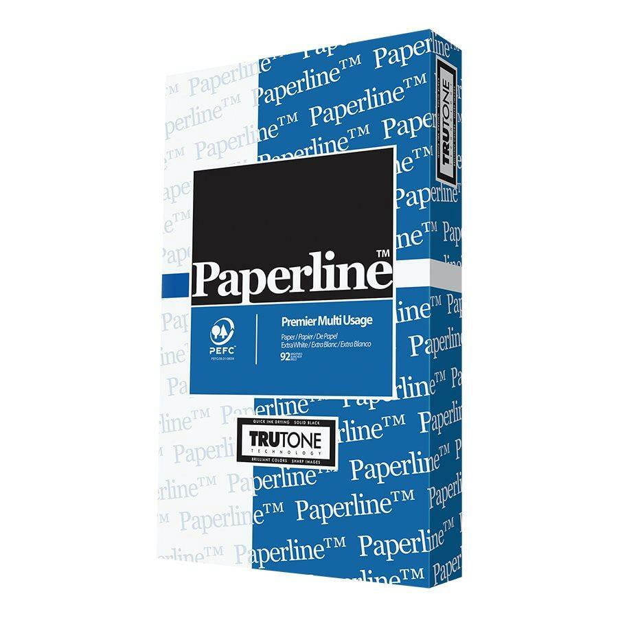 Paperline 500 Sheets Office Inkjet Paper, 20 lbs, 92 Bright - Letter - 1 Rame